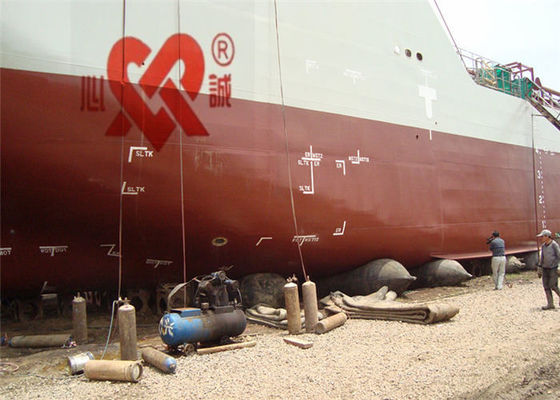6つの層の船の重いローディングを用いる進水のエアバッグ共通水進水袋