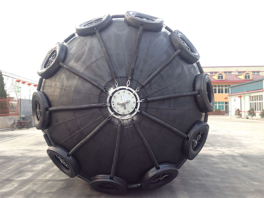 Xincheng 0101 氣動式海上フェンダー 3.3x6.5m 黒 天然ゴム